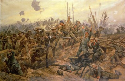 The Battle of the Somme by Richard Caton Woodville junior